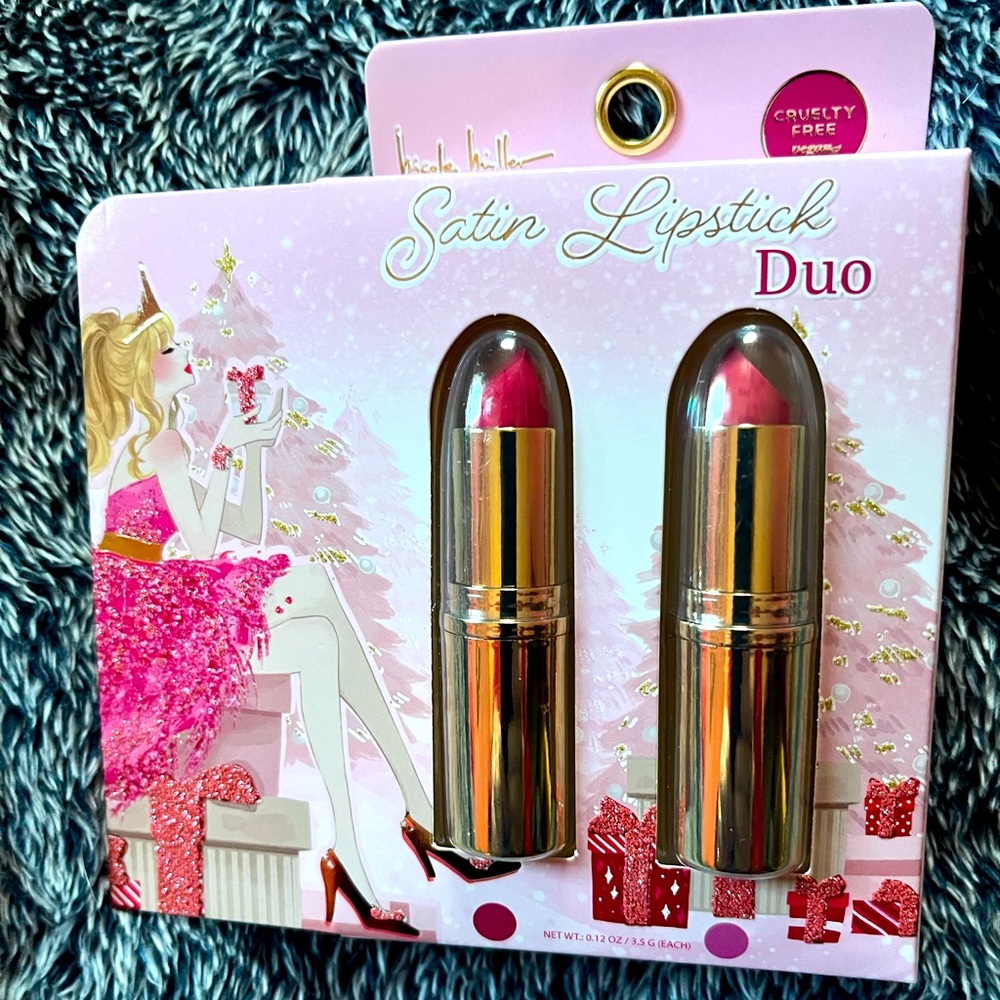 Nicole Miller satin lipstick duo - Picture 1 of 3